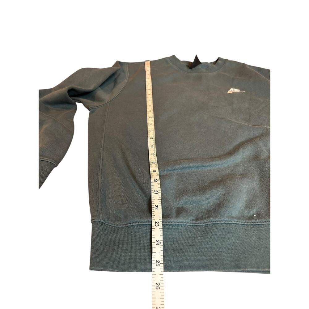 NIKE Swoosh Men's Blue Label Sweatshirt MEDIUM Y2K Vintage Crew Neck - Picture 6 of 9